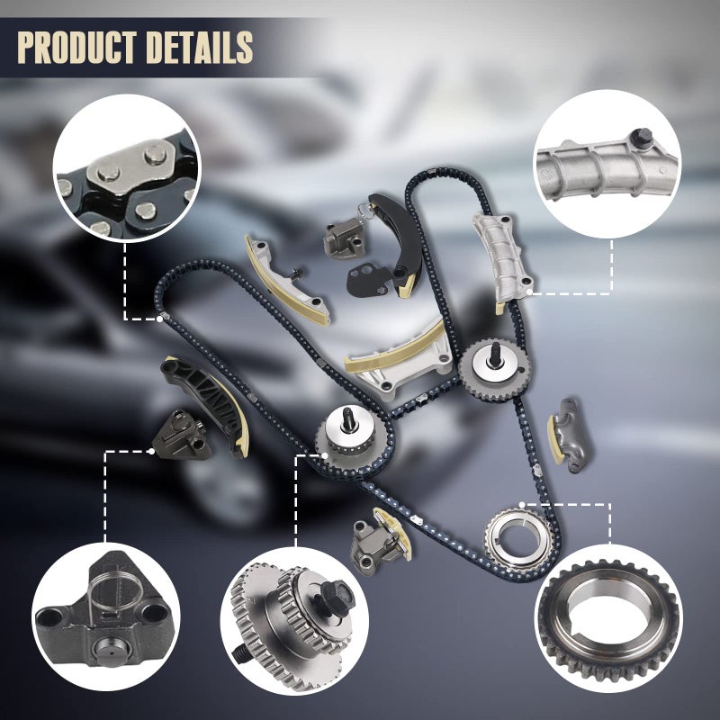 Mango S Compatibleu Engine Timing Chain Kit 9-0753S Chevrolet Buick Pontiac Cadillac Saturn 3.6L 3.0L - Image 4